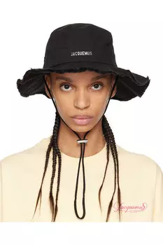 Классическая шляпа-ведро 'the artichaut' Jacquemus, черный