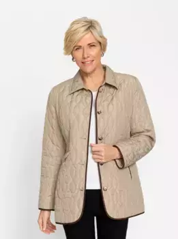Классическая стеганая куртка, без капюшона Classic, бежевый