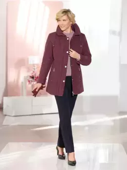 Классическая стеганая куртка, без капюшона Classic, цвет Burgund