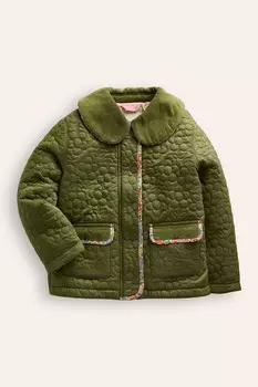 Классическая стеганая куртка Boden, зеленый