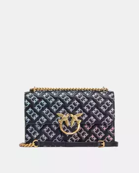 Классическая сумка через плечо Love One Pinko, мультиколор