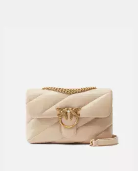 Классическая сумка через плечо Love Puff Pinko, цвет Beige