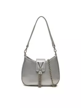 Классическая сумка Divina Valentino, серебро
