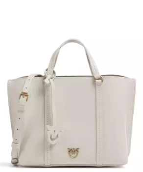 Классическая сумка Jolene из зерненой кожи Pinko, белый