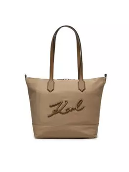 Классическая сумка KARL LAGERFELD, бежевый
