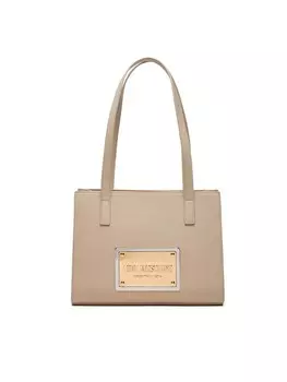 Классическая сумка LOVE MOSCHINO, экрю