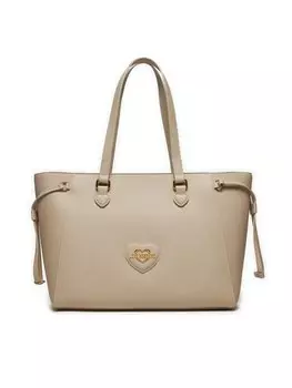 Классическая сумка LOVE MOSCHINO, бежевый