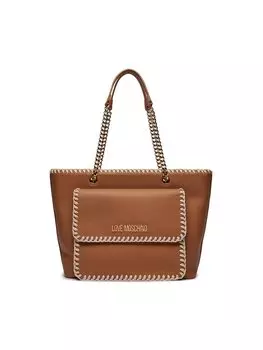 Классическая сумка LOVE MOSCHINO, коричневый