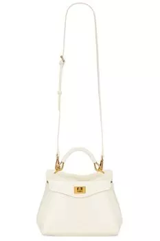 Классическая сумка Lucia с ручкой сверху Jw Pei, white
