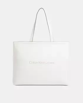 Классическая сумка-шоппер Calvin Klein, белый