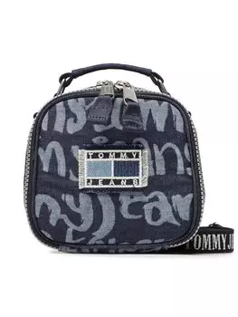 Классическая сумка Tjw Heritage Crossover Denim AW0AW15173 Tommy Jeans, синий/темно-синий