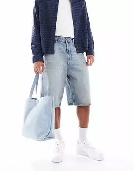 Классическая сумка-тоут Herschel Supply Co нежно-голубого цвета