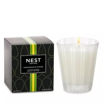 Классическая свеча NEST Fragrances Lemongrass and Ginger NEST New York, белый