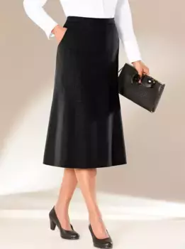 Классическая тканая юбка Classic, черный