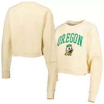Классическая толстовка Campus Corded Timber кремового цвета для студенческой лиги Oregon Ducks