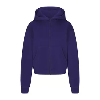 Классическая толстовка с капюшоном на молнии SKIMS Cotton Fleece, цвет Concord