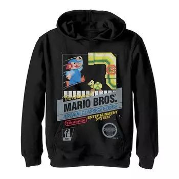 Классическая толстовка с капюшоном Super Mario Bros. Arcade Series для мальчиков 8–20 лет Licensed Character