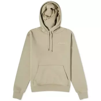 Классическая толстовка с логотипом Jacquemus, хаки