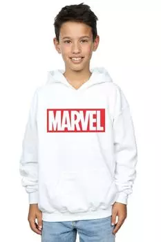 Классическая толстовка с логотипом Marvel Comics, белый