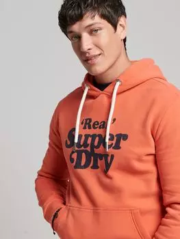 Классическая толстовка Vintage Cooper Superdry, пряный коралл