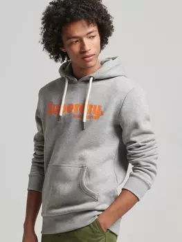 Классическая толстовка Vintage Terrain Superdry, серая грит