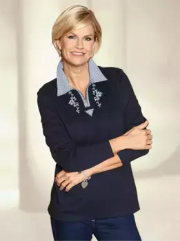 Классическая традиционная рубашка "Рубашка-поло" Classic, цвет морской волны