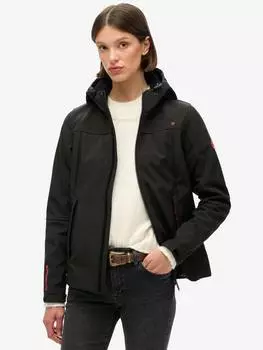 Классическая треккерская куртка с капюшоном Superdry, черный