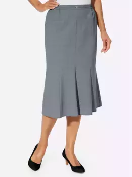 Классическая юбка со вставками Classic, цвет Grau-Meliert