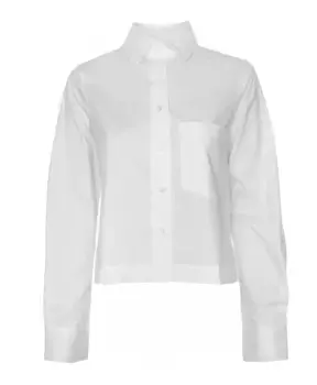 Классическая укороченная блузка Closed, белый