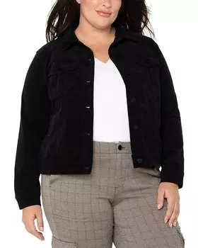 Классическая вельветовая куртка Liverpool Los Angeles Plus, черный