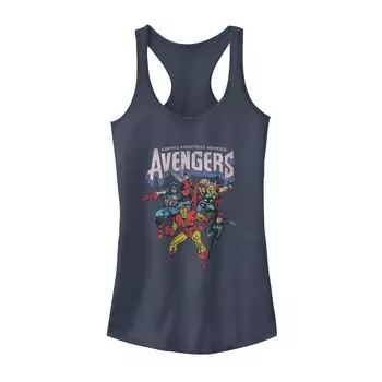 Классическая винтажная майка для групповых снимков Marvel Avengers для юниоров Licensed Character