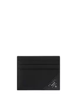 Классическая визитница Prada, черный