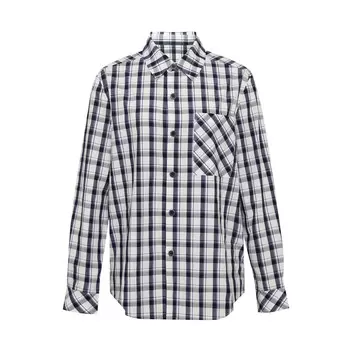 Классическая женская рубашка Deep Breath в клетку с длинными рукавами, красно-синяя клетка