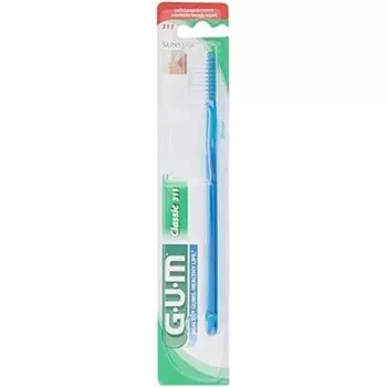 Классическая зубная щетка 311 с мягкой щетиной Gum