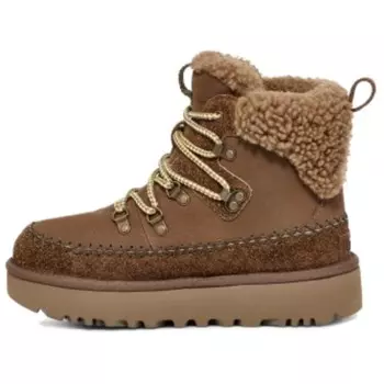Классические альпийские ботинки на шнуровке Hickory женские Ugg, коричневый