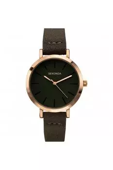 Классические аналоговые кварцевые часы - 40300 Sekonda, зеленый