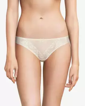 Классические эволюционные трусики Champs Elysees с вышивкой Chantelle, цвет Crudo