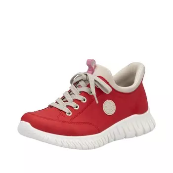 Классические балетки Rieker, цвет bright red