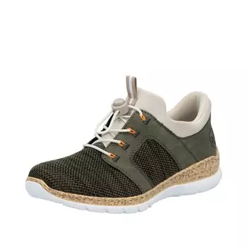 Классические балетки Rieker N42G4, цвет Khaki/Olive