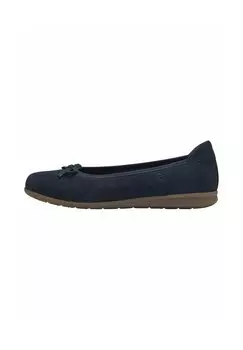 Классические балетки Tamaris, цвет navy