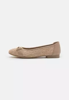 Классические балетки Tamaris, цвет taupe