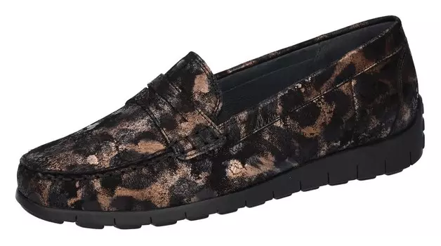 Классические балетки Waldlufer, золото/черный