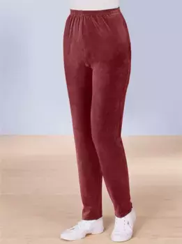 Классические базовые брюки Nicki Classic Basics, бордовый