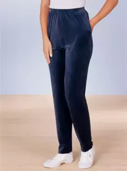 Классические базовые брюки Nicki Classic Basics, цвет морской волны