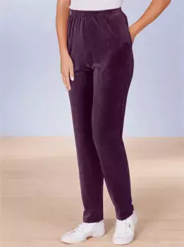 Классические базовые брюки Nicki Classic Basics, цвет Pflaume