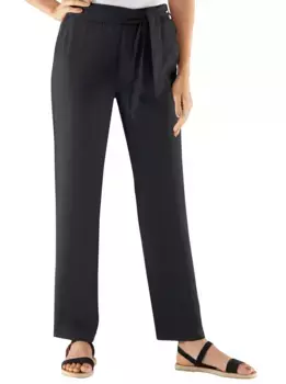Классические базовые брюки-палаццо Classic Basics, черный
