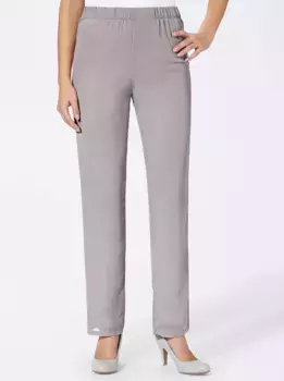 Классические базовые брюки-палаццо Classic Basics, серый