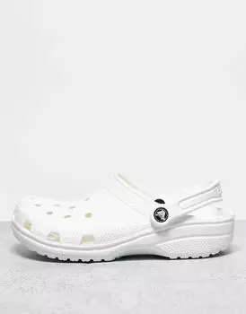 Классические белые сабо унисекс Crocs