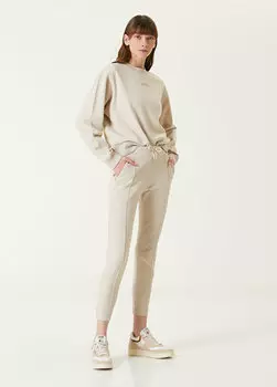 Классические бежевые спортивные штаны Bassigue