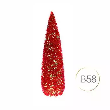 Классические блестки для украшения ногтей – B58., SUNFLOWER